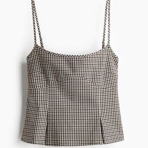 H&M Multicolor Checkered Camisole